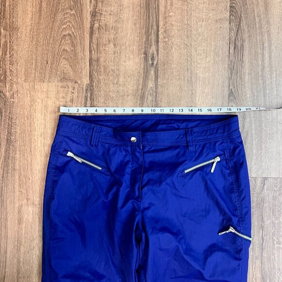 Obermeyer Soft Shell Waterproof Ski/Snow Pants Navy Blue Size 14 - Picture 4 of 13